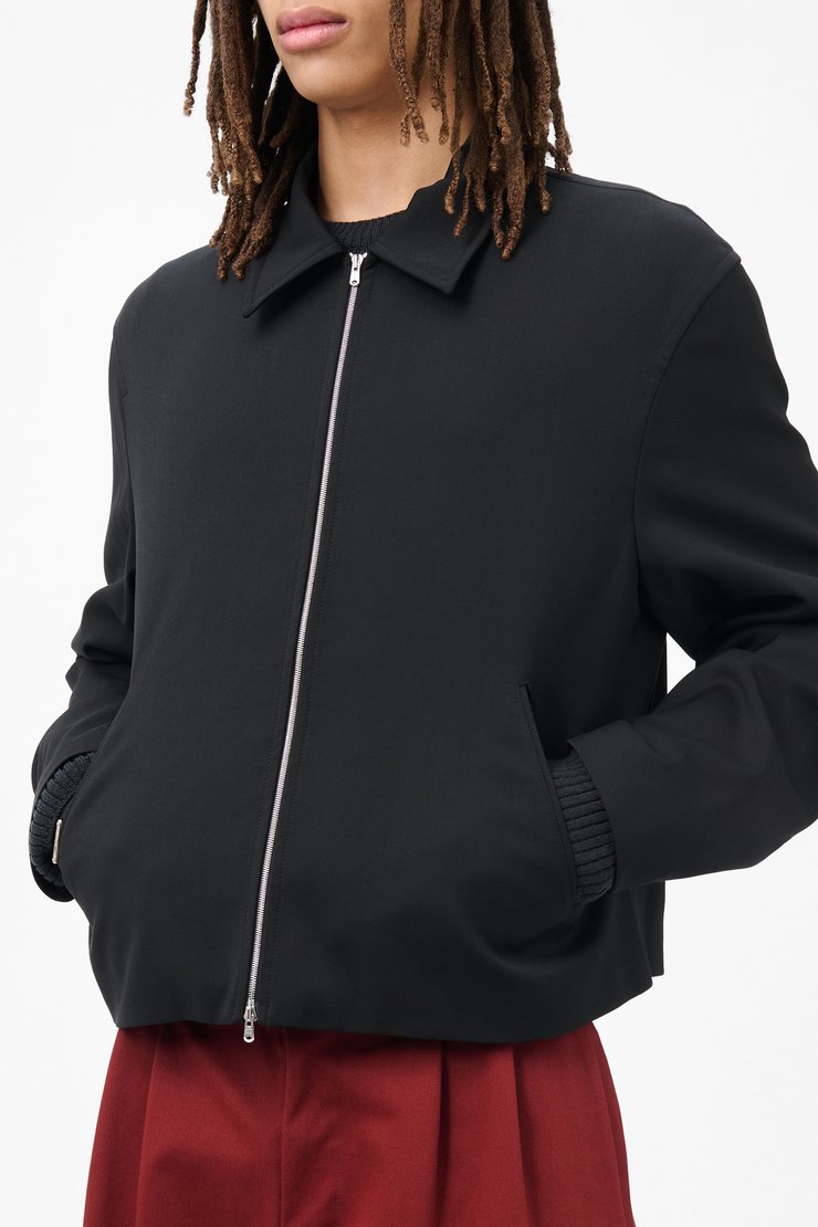 Our Legacy - Mini Jacket Black Worsted Wool