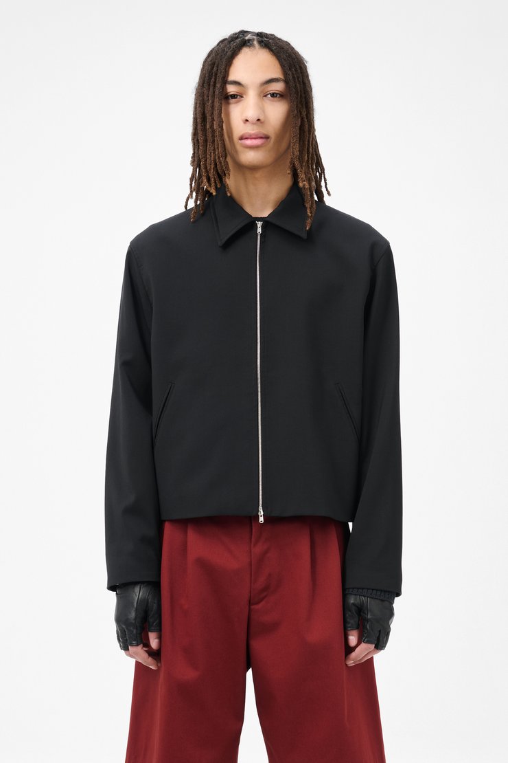 Our Legacy - Mini Jacket Black Worsted Wool