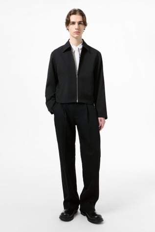 Our Legacy - Mini Jacket Black Worsted Wool