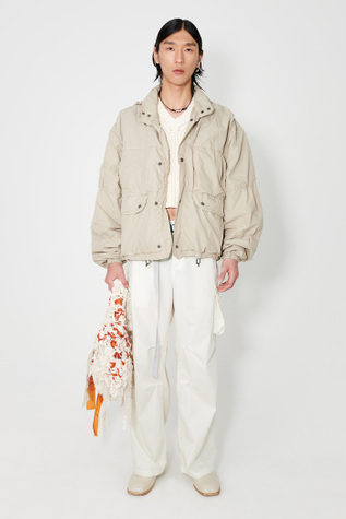 Exhale Puffa Metallic Sand Parachute Poplin