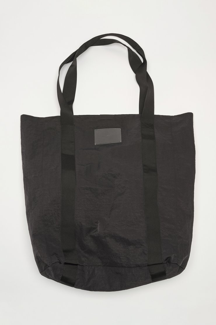 Our Legacy - Flight Tote Bag Black Dense Liquid Nylon