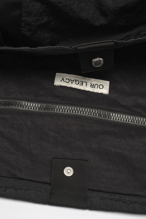 Our Legacy - Flight Tote Bag Black Dense Liquid Nylon