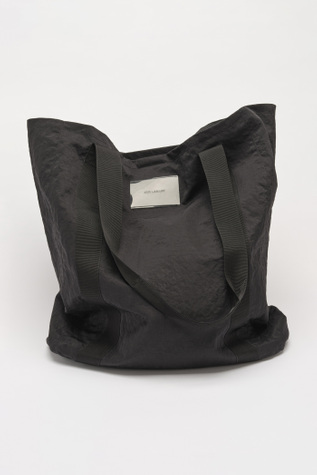 Flight Tote Black Dense Liquid Nylon