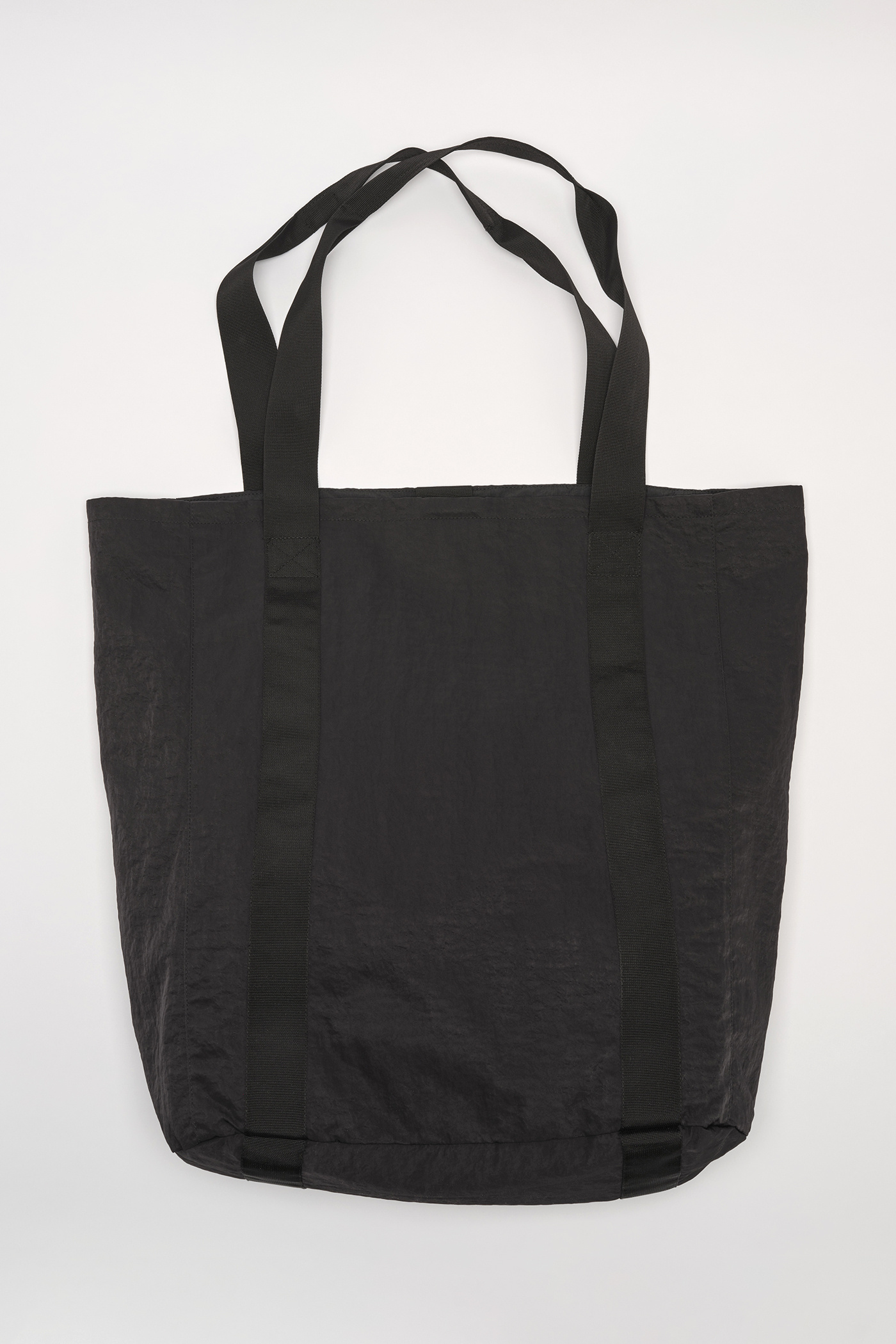 Our Legacy - Flight Tote Bag Black Dense Liquid Nylon