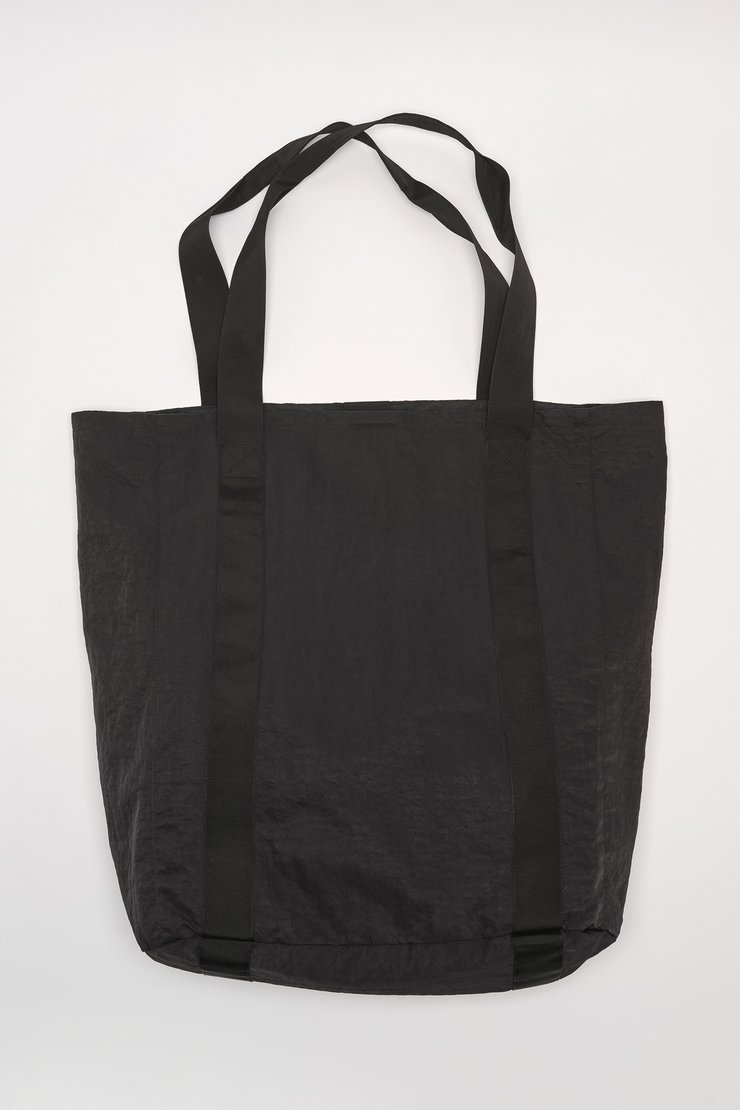 Our Legacy - Flight Tote Bag Black Dense Liquid Nylon