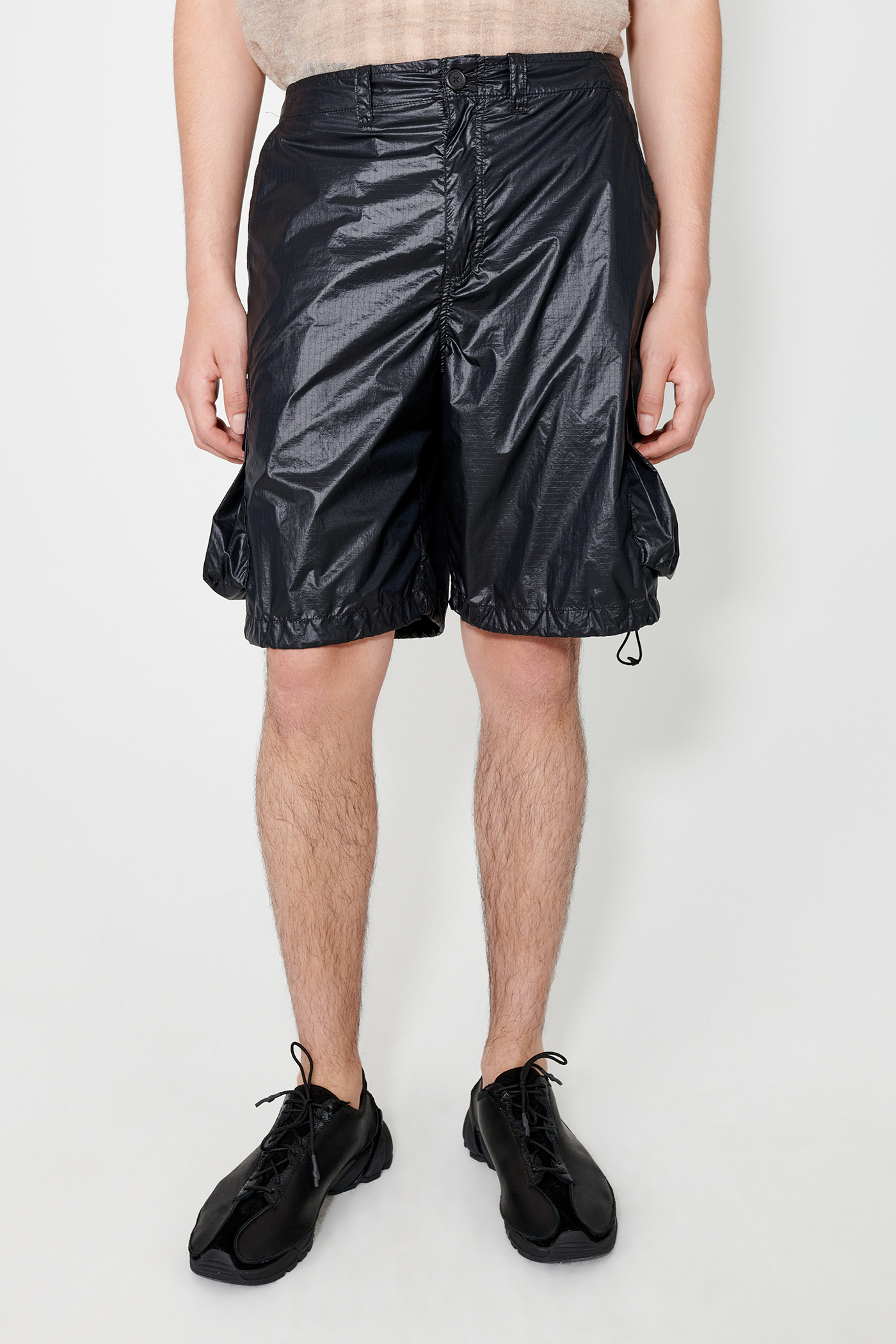 Our Legacy - Mount Shorts Black Tech Chintz Ripstop