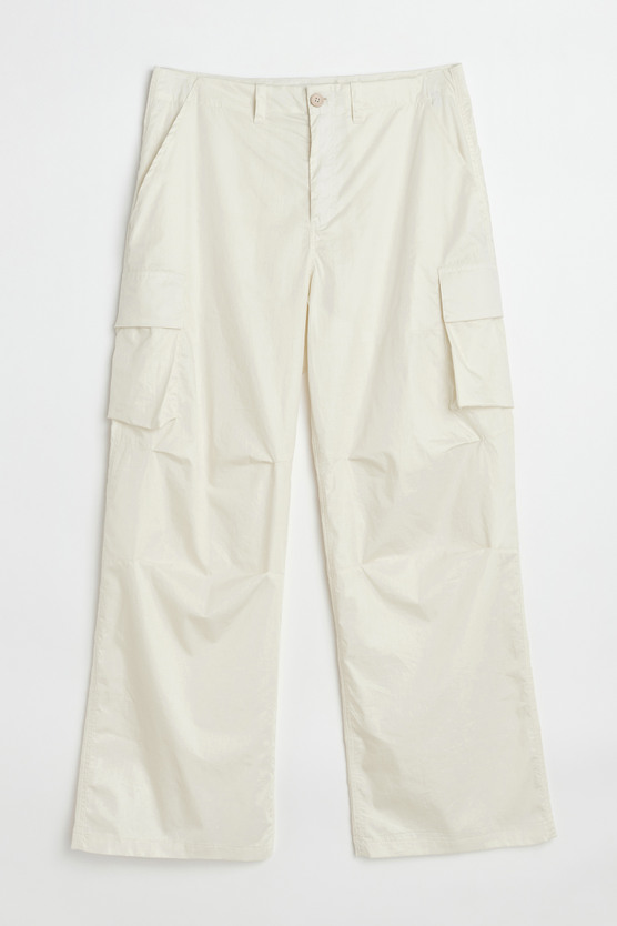 ★2025SS新作★XTONZ★PEARL STUD COTTON CARGO PANTS ☆2025SS新作☆XTONZ☆PEARL STUD COTTON CARGO PANTS