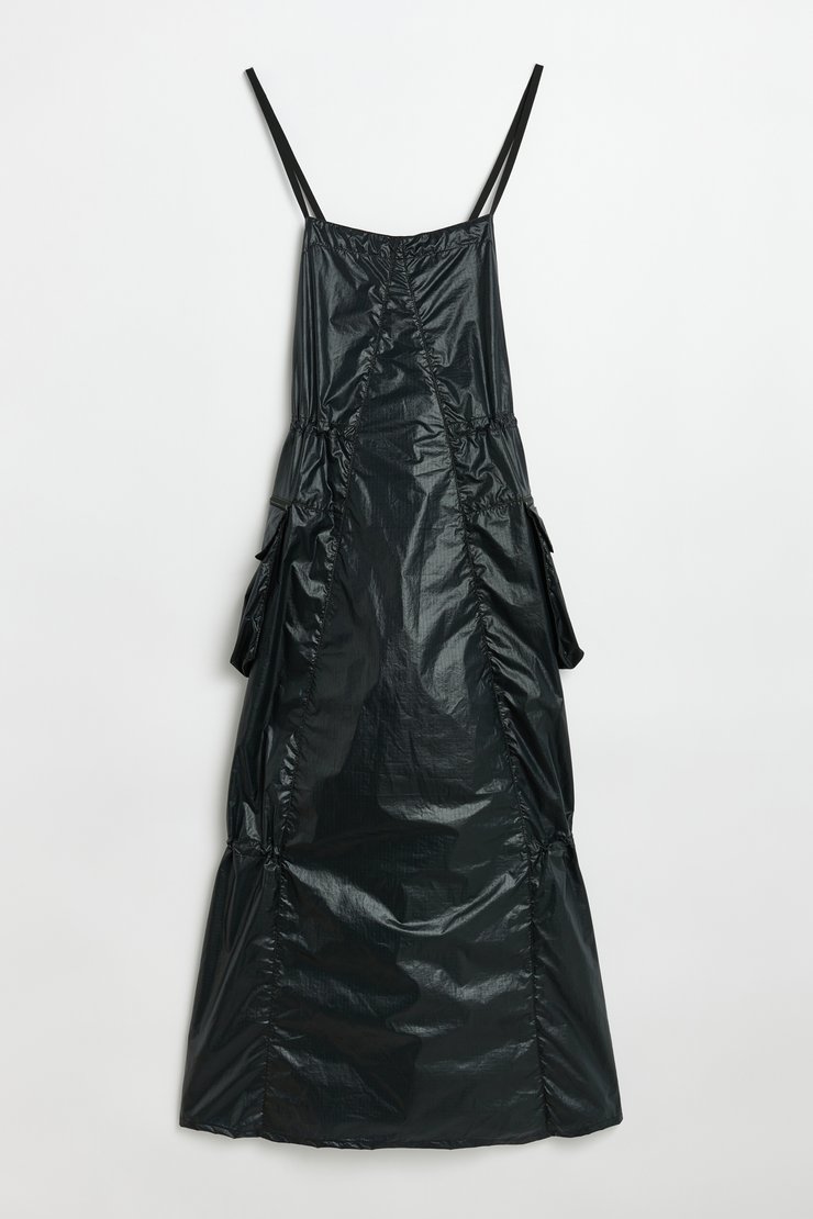 Our Legacy - Parachute Dress Black Tech Chintz Ripstop