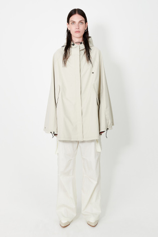 Poncho Dusty White Muted Scuba
