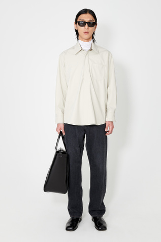 Above Shirt Dusty White Muted Scuba