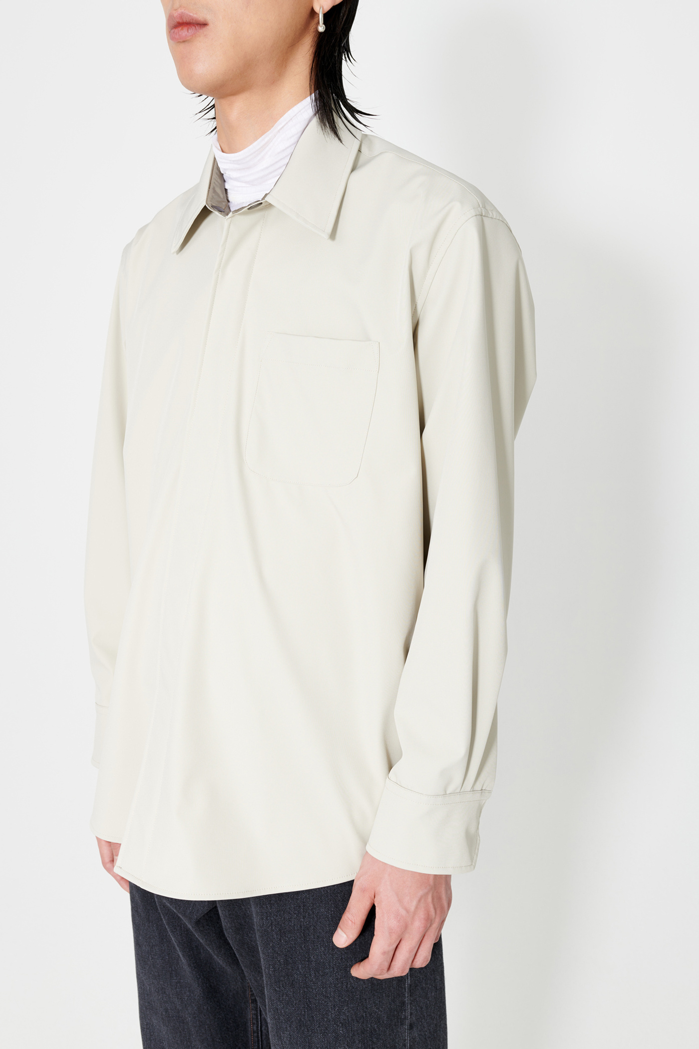 Our Legacy - Above Shirt Dusty White Muted Scuba