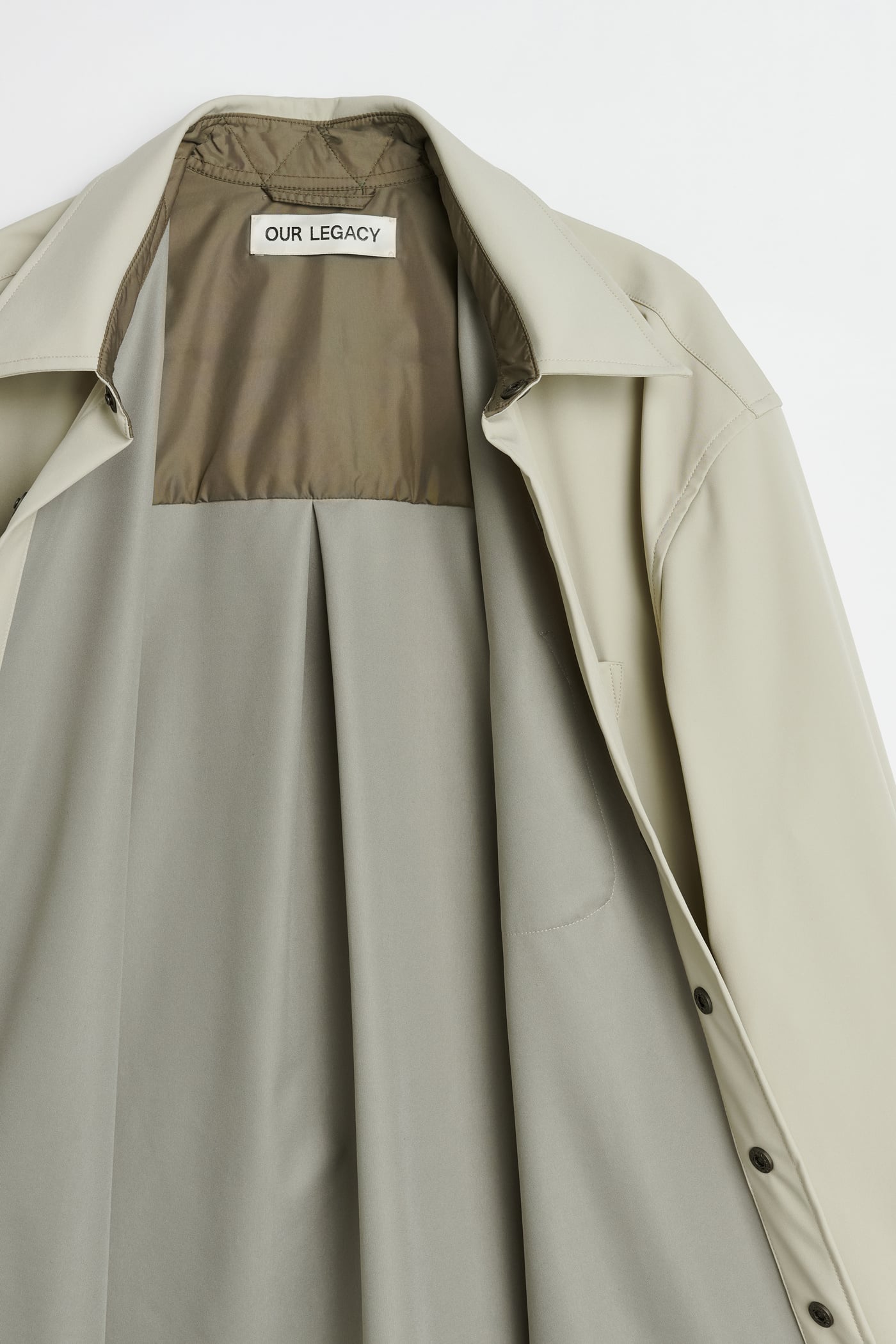 Our Legacy - Above Shirt Dusty White Muted Scuba