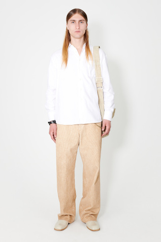 Above Shirt White Royal Panama Cotton