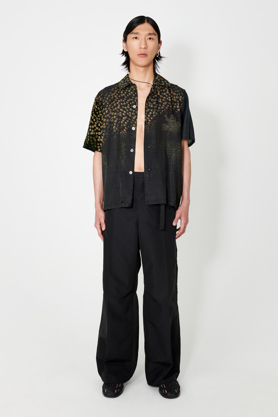 Our Legacy - Box Shirt Shortsleeve Dark Flower Print