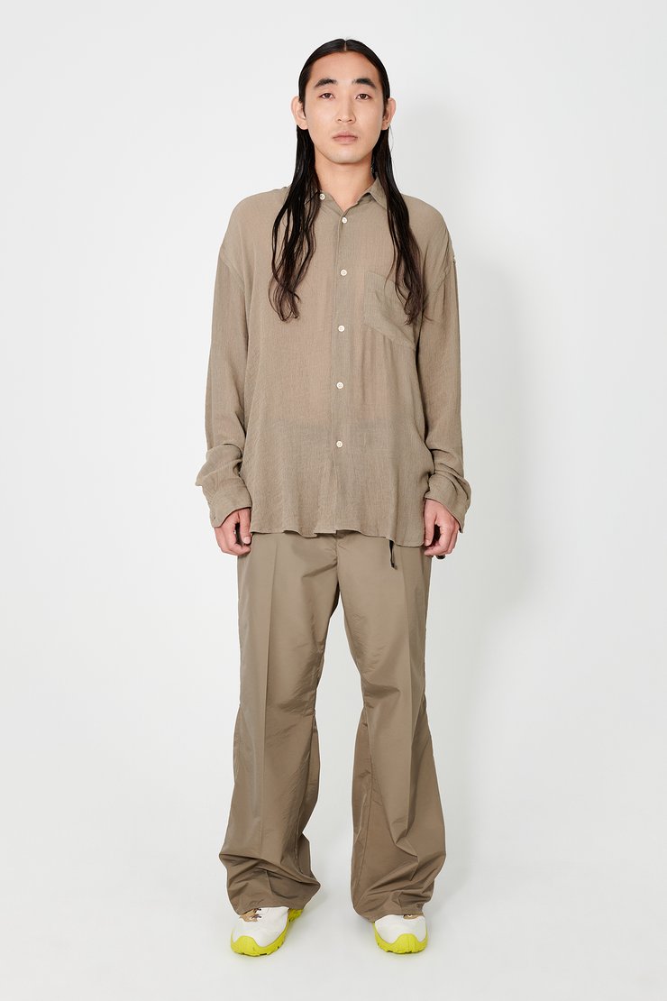 OUR LEGACY INITIAL shirts モーガン蔵人 Initial Shirt in Ash Grey – SVRN