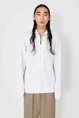 Knitted Anorak Synthesize Bone Resurrect Poly