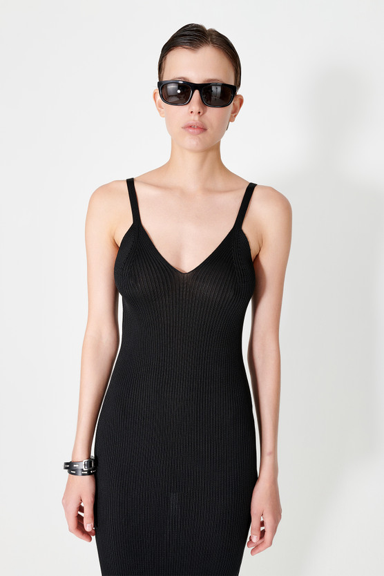 ワンピース OUR LEGACY Woman Dress Black W4247NBB 11734_6b96b1b9d1-w4247sd_0637-