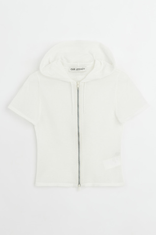 Knitted Slim Hood Screen White Crispy Cotton