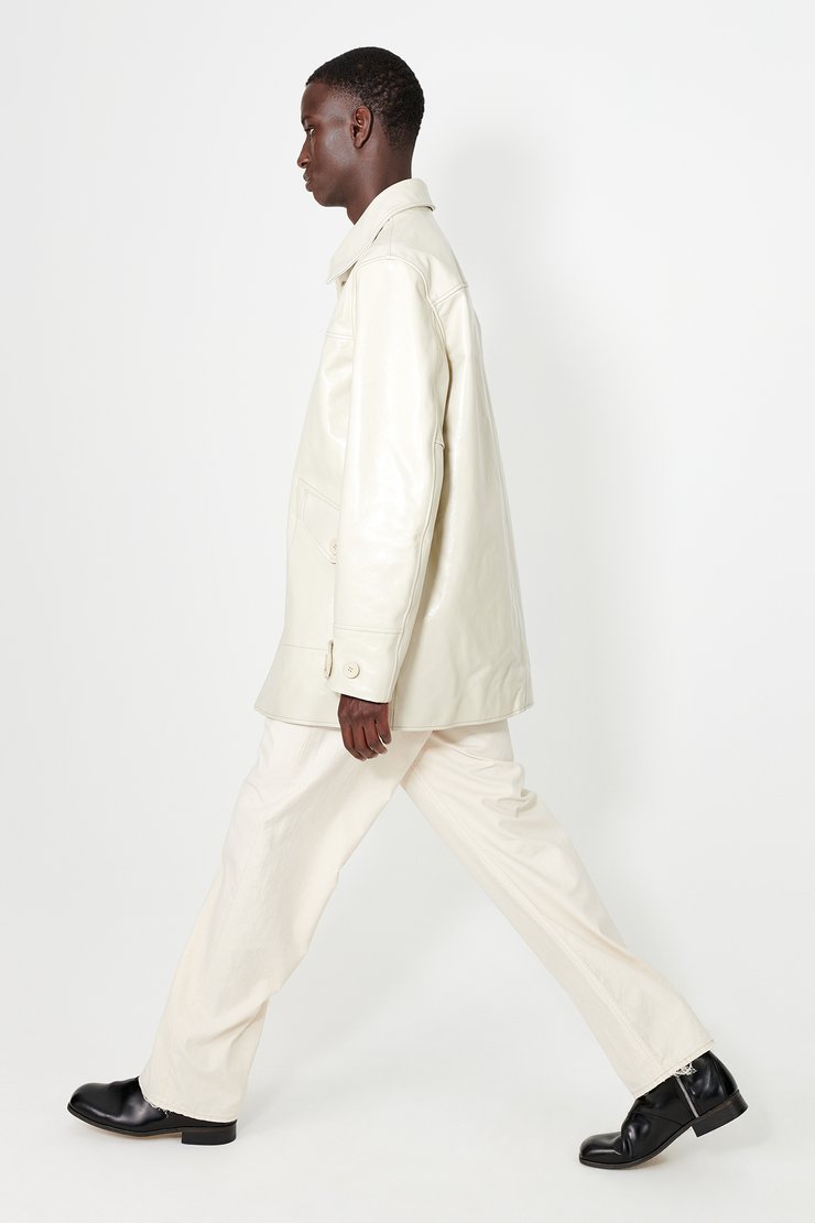 ジャケット・アウター our legacy buta coat Our Legacy - Buta Coat Dusty White Leather
