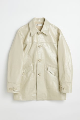 Our Legacy - Buta Coat Dusty White Leather