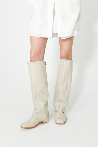 Our Legacy Shaft Zip Up Boots In White | ModeSens