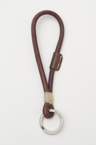 Knot Key Holder Brown Leather