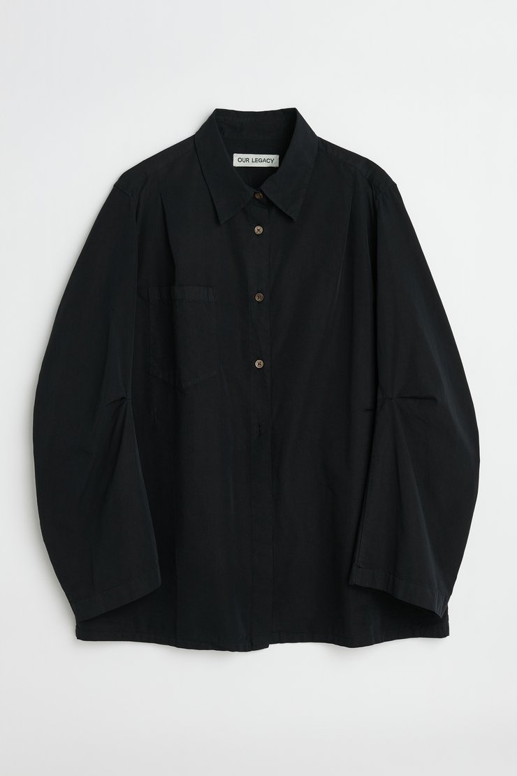ワンピース Ourlegacy MACHINE DRESS Our Legacy - Machine Shirt Antique Black Peached Cupro