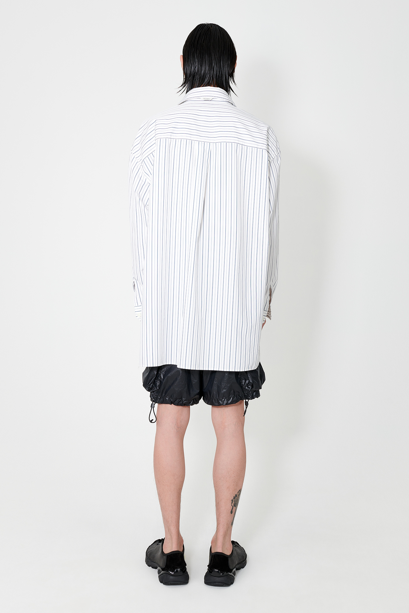 Our Legacy - Popover Shirt Olympic White Stripe