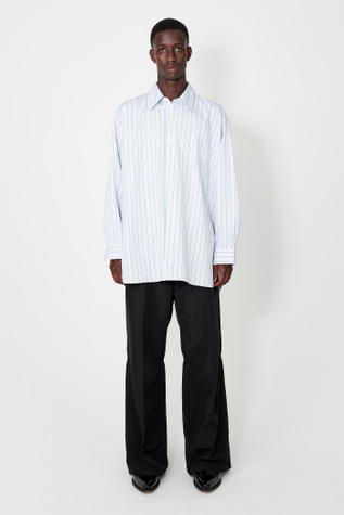 Popover Shirt Sonic Blue Stripe
