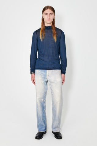 Our Legacy - Bend Turtleneck Deep Blue Tricot Ripstop