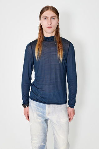 Bend Turtleneck Deep Blue Tricot Ripstop