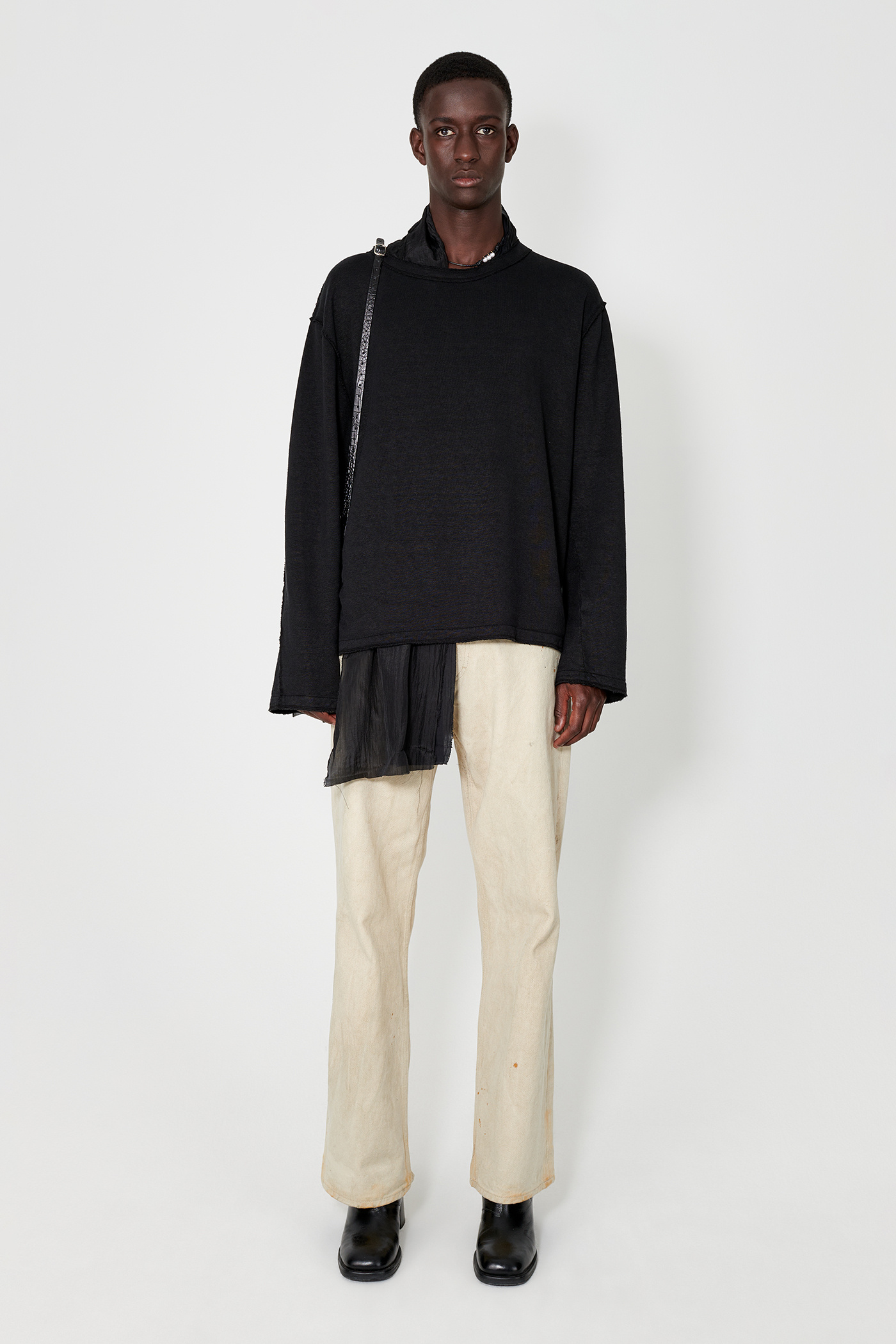 Our Legacy - Inverted Sweatshirt Black Hemp Loopback