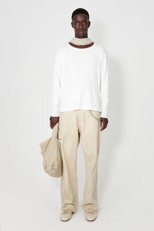 Nying Longsleeve White Crisp Cotton