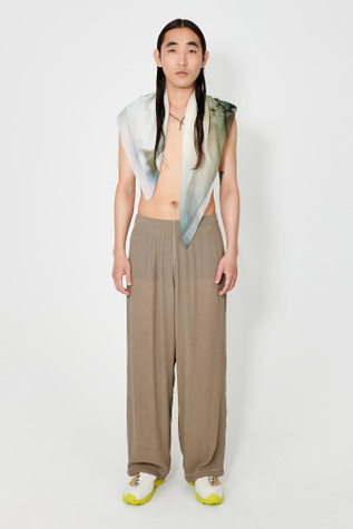 Reduced Trouser Muck Ruffle Viscose