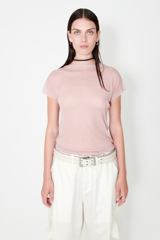 Reversed Tuxedo Tee Lust Gauze Jersey