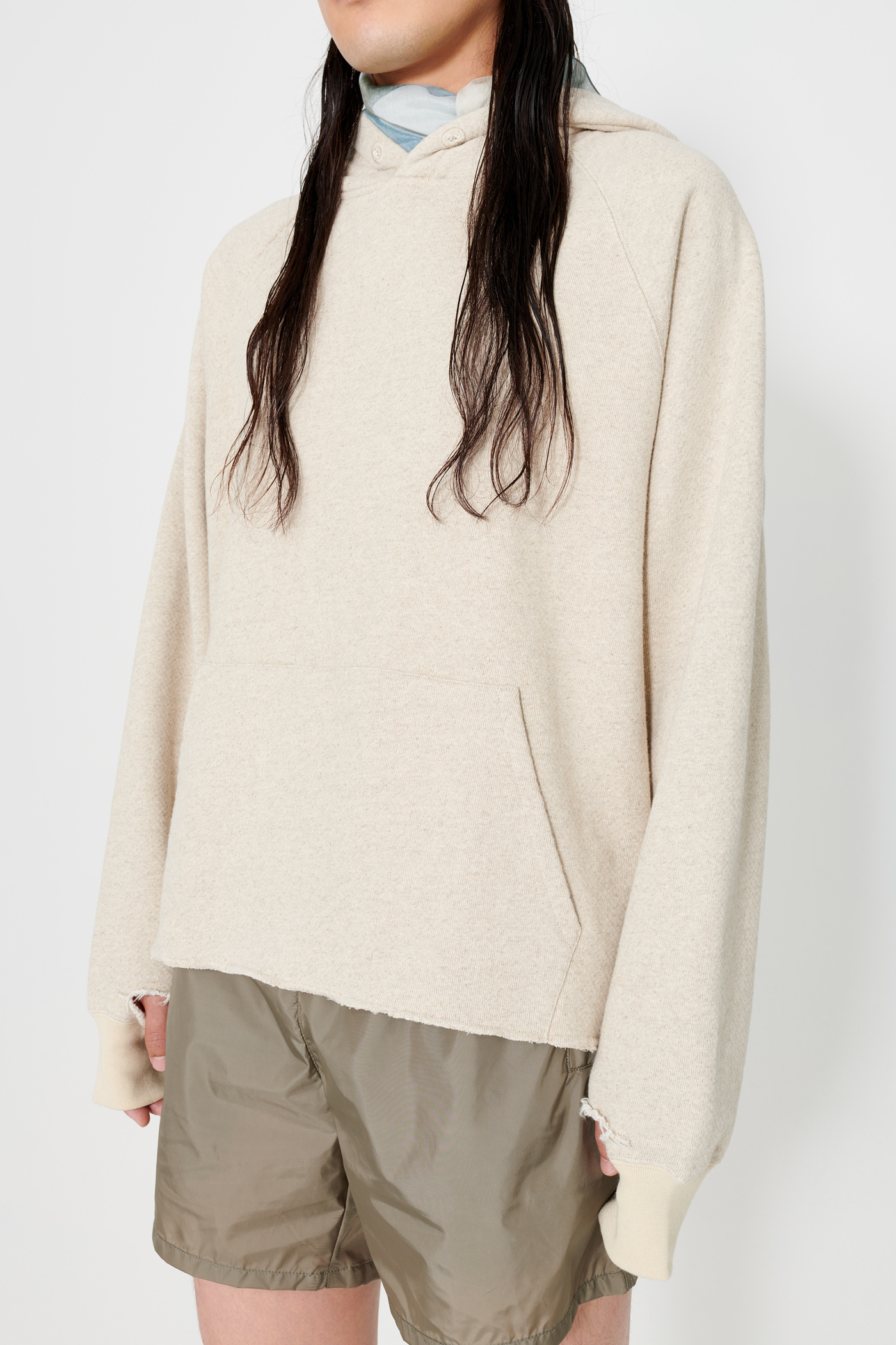 Our Legacy - Slash Hood Oat Loopback Cotton Linen