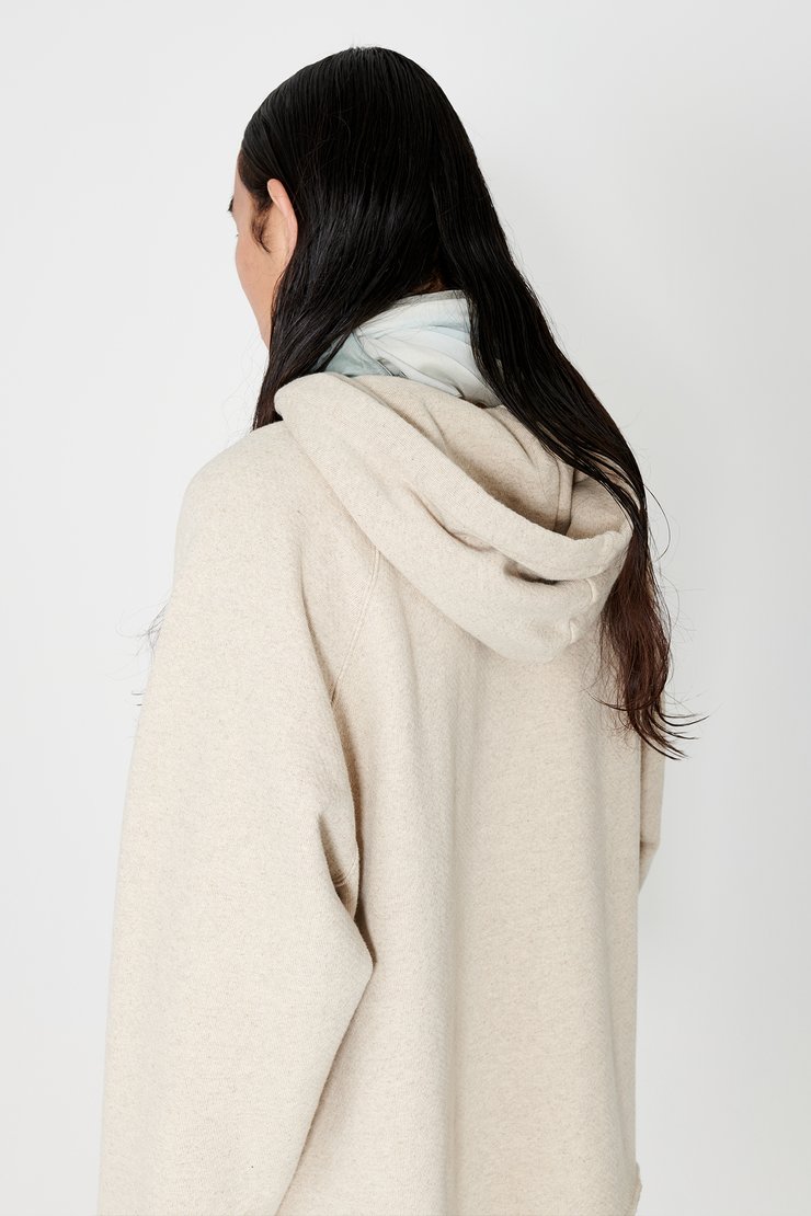 Our Legacy - Slash Hood Oat Loopback Cotton Linen