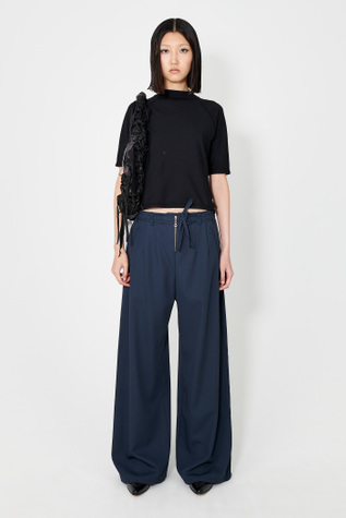 Serene Trouser Phantom Blue Summer Wool