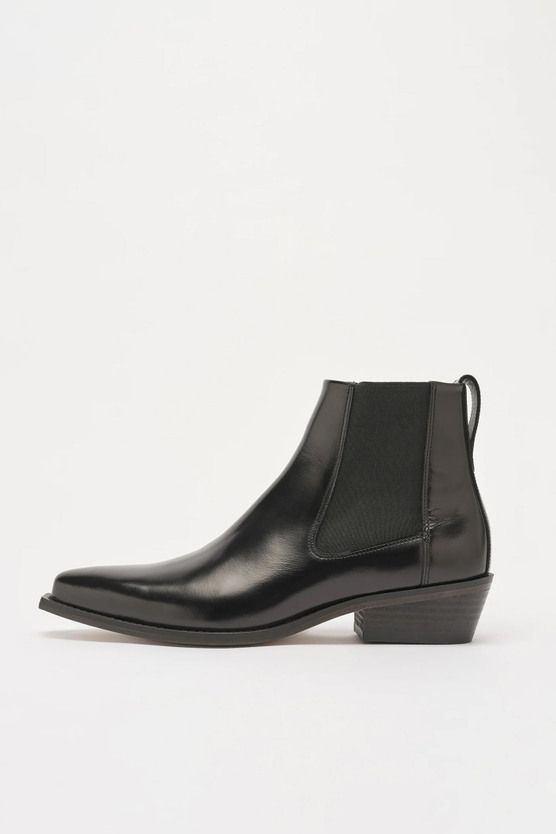 靴 OUR LEGACY CYPHRE BOOT BLACK 42 Our Legacy - Cyphre Boot Black Leather