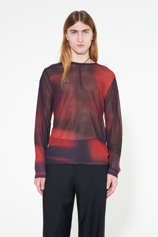 Regular Longsleeve Dark Lights Print