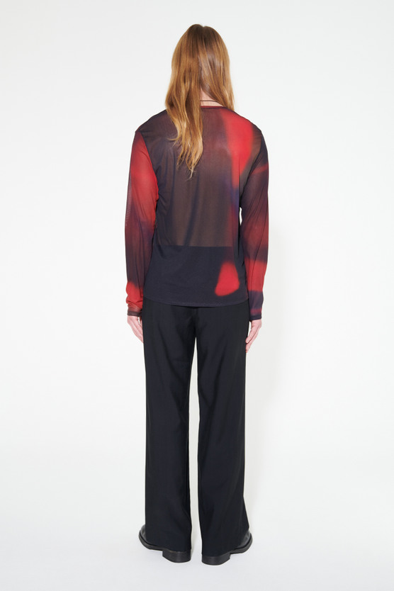 OUR LEGACY レギュラーロングスリーブ ダークライトプリント シースルー 10353_723ce9dbc7-