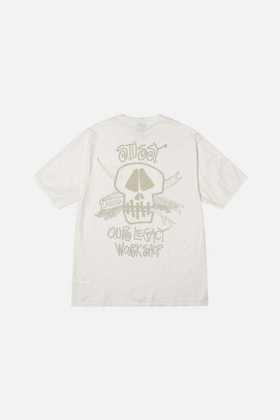 Our Legacy - OL Surf Skull Pig. Dyed Tee in Natural