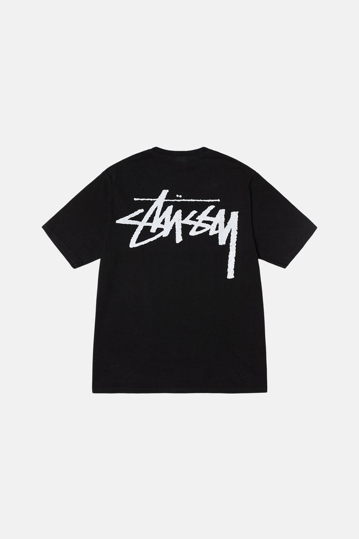 関税込★Stussy x Our Legacy Work Shop Yin Yang T-Shirt BLACK Stussy x Our Legacy Work Shop 8 Ball Yin Yang Pigment Dyed