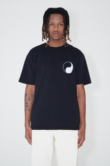 関税込★Stussy x Our Legacy Work Shop Yin Yang T-Shirt BLACK Stussy x Our Legacy Work Shop Yin Yang Pigment Dyed Tee