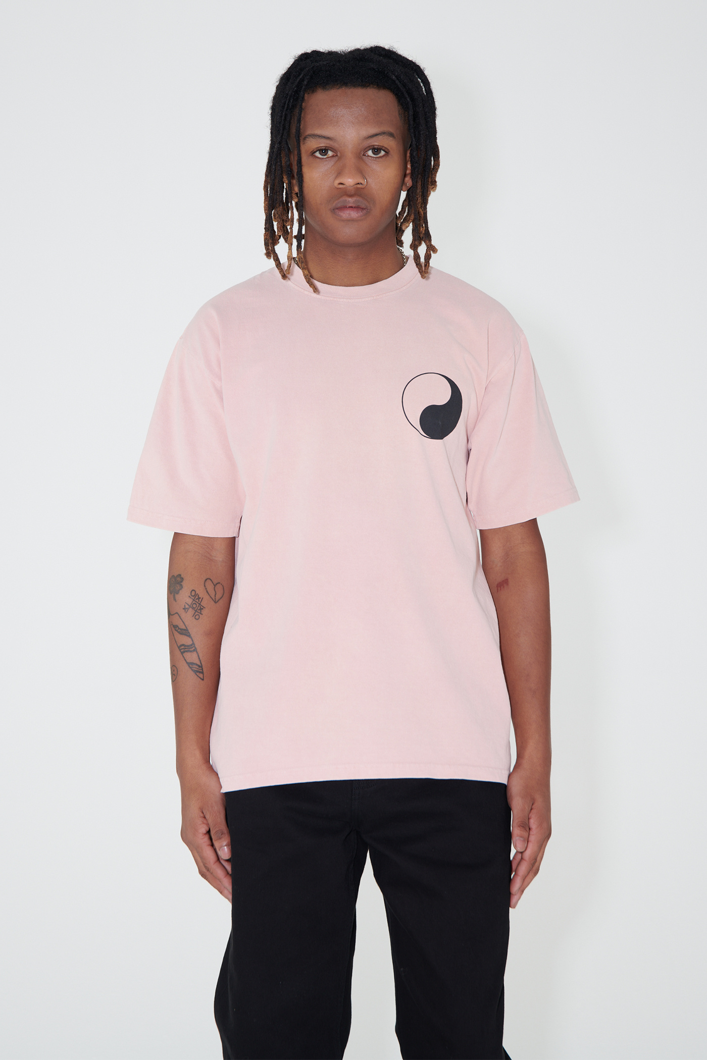 Our Legacy - OL Yin Yang Pig. Dyed Tee Blush