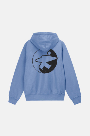 Ol Surfman Pig. Dyed Hood Blue