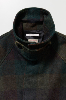 Our Legacy - Raglan Car Coat Coated Herringbone Check