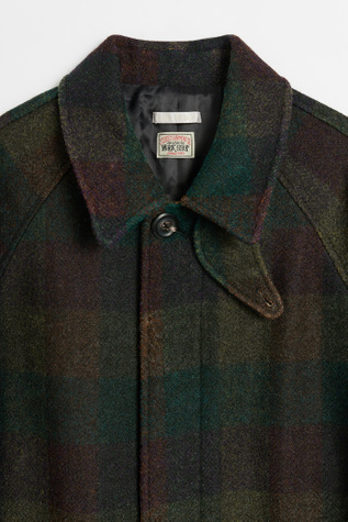 ジャケット・アウター OURLEGACY RAGLAN CAR COAT Our Legacy - Raglan Car Coat Soot Black Solaro