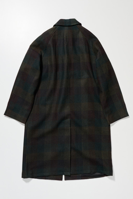 Our Legacy - Raglan Car Coat Coated Herringbone Check