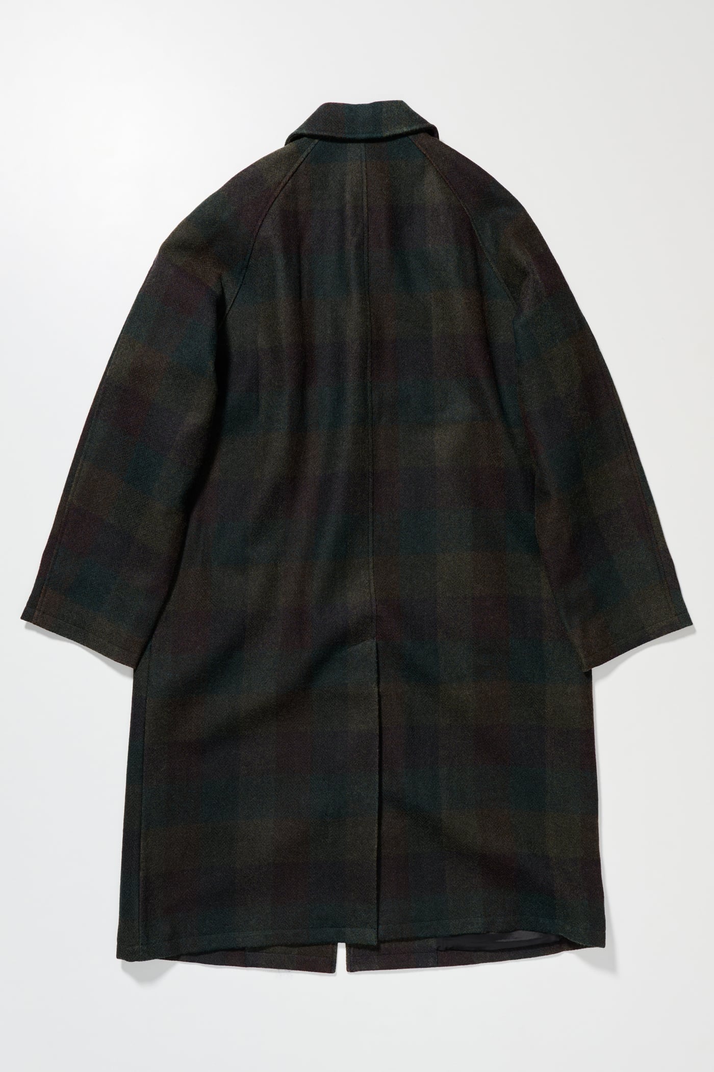 Our Legacy - Raglan Car Coat Coated Herringbone Check